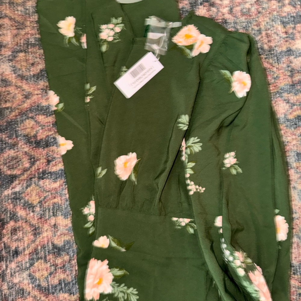 Baltic Born Olive Floral Dress - Picture 6 of 6